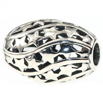 Starnado Barrel - Ogerbeads Silver